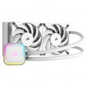 CORSAIR - iCUE H100i RGB ELITE - Refroidisseur liquide pour processeur - 2 Ventilateurs 120mm AF ELITE PWM - Blanc - (CW-9060…