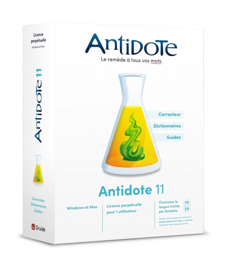 MYSOFT Antidote 11 - Correcteur, Dictionnaires, Guides - Pour le français ou pour l'anglais