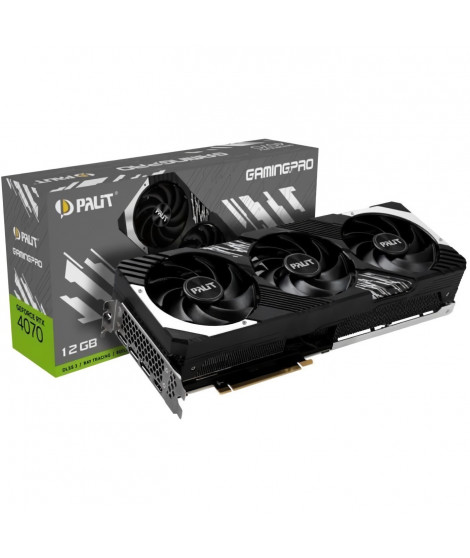 PALIT - Nvidia - Carte Graphique - GeForce RTX 4070 GamingPro - 12Go