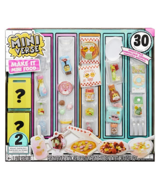 Kit de cuisine créative Miniverse - Multi Pack de 4/5 recettes uniques en résine - Non comestible