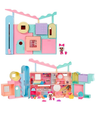 L.O.L. Surprise - Maison de poupée Squish Sand - Sable magique réutilisable - Pour poupées 7,5 cm