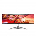 Ecran PC  Gaming incurvé - AOC Agon - AG493UCX2 - 48,8 VA DQHD 1ms 165Hz HDMI DP USB-C HP Réglable hauteur Freesync Premium Pro