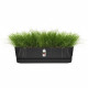 Planteur Ovale GREENVILLE - Plastique - Ø70 - Noir