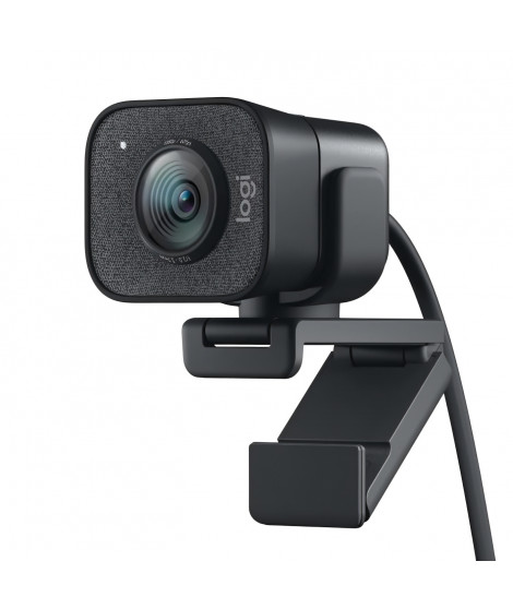 Logitech StreamCam : webcam pour streaming YouTube et Twitch, full HD 1080p 60Fps, connexion USB-C, détection des visages par IA