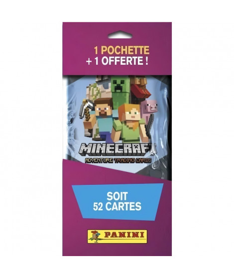 MINECRAFT TC  - FAT PACK 1 poch achetées + 1 offerte