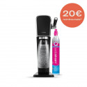 Machine a soda - SODASTREAM ART - Noire - bouteille et cylindre de gazéification inclus