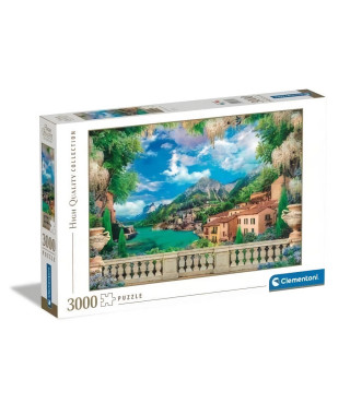 Puzzle 3000 pieces - Clementoni - Lush Terrace on Lake - Paysage et nature - Matériau recyclé