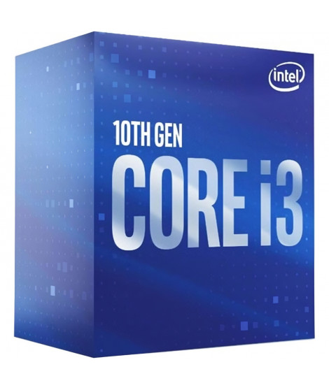 Processeur Intel Core i3-10100F - 4 coeurs - 4,3 GHz - TDP 65W (BX8070110100F)