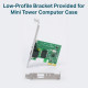Carte réseau PCI - TP-LINK - 32-bit PCI Express/1 10/100/1000 Mbps - RJ45 port - TG-3468