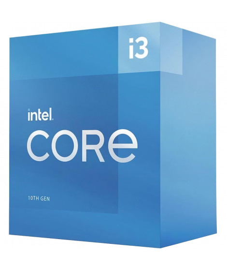 INTEL - Processeur Intel Core i3-10105 - 4 coeurs / 4,4 GHz - Socket 1200 - 65W