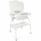 Table a langer pliante ELIOS avec baignoire ergonomique 2 en 1 - Matiere PVC  - Etoile grise - BABYLAND / made in Italia