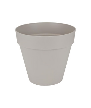 ELHO Pot de fleurs rond Loft Urban - Ø 20 cm - Gris chaud