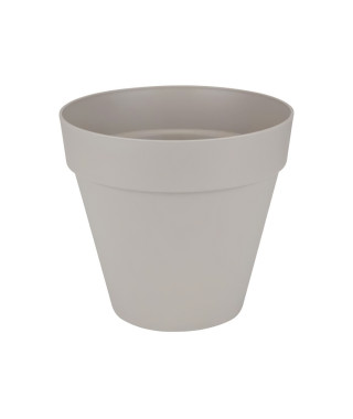 ELHO Pot de fleurs rond Loft Urban - Ø 30 cm - Gris chaud