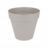 ELHO Pot de fleurs rond Loft Urban - Ø 30 cm - Gris chaud