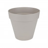 ELHO Pot de fleurs rond Loft Urban - Ø 30 cm - Gris chaud