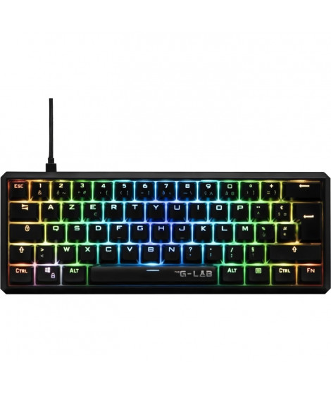 Clavier Gaming mécanique - THE G-LAB - KEYZ THALLIUM - Rouge