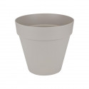 ELHO Pot de fleurs rond avec roues Loft Urban - Ø 40 cm - Gris chaud