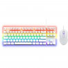Combo Gaming Clavier mécanique TKL + Souris - THE G-LAB - COMBO MERCURY W - Blanc
