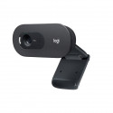 LOGITECH - Webcam HD C505 - USB HD 720p - Microphone Longue Portée - Compatible avec PC ou Mac - Gris Noir