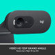 LOGITECH - Webcam HD C505 - USB HD 720p - Microphone Longue Portée - Compatible avec PC ou Mac - Gris Noir