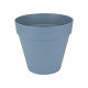 ELHO Pot de fleurs rond avec roues Loft Urban - Ø 40 cm - Bleu vintage