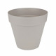 ELHO Pot de fleurs rond avec roues Loft Urban - Ø 50 cm - Gris chaud