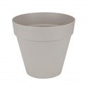 ELHO Pot de fleurs rond avec roues Loft Urban - Ø 50 cm - Gris chaud