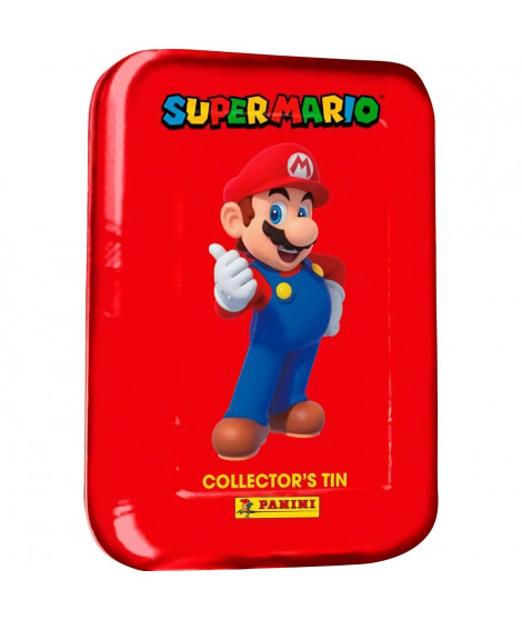 SUPER MARIO TRADING CARDS - BOÎTE MÉTAL 8 POCHETTES + 3 CARTES EDITION LIMITEE