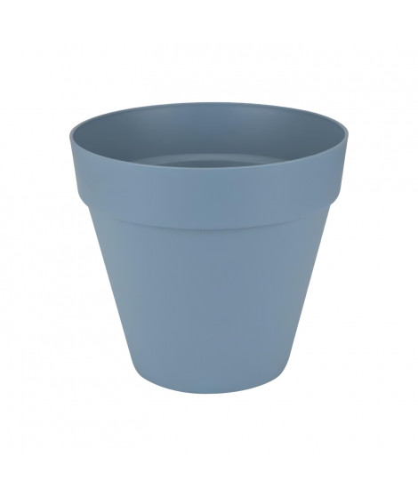 ELHO Pot de fleurs rond avec roues Loft Urban - Ø 50 cm - Bleu vintage