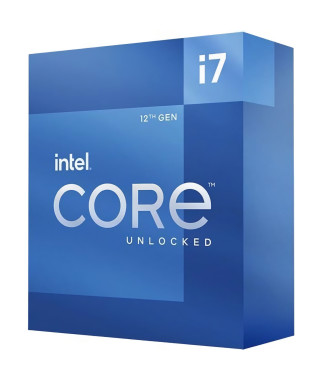 Processeur - INTEL - Core i7-12700K - 12 coeurs (8P+4E) - Socket LGA1700 - Chipset Série 600 - TDP 125W (BX8071512700K)