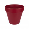 ELHO Pot de fleurs rond avec roues Loft Urban - Ø 40 cm - Fruits rouges