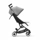 Poussette citadine ultra compacte LIBELLE Lava Grey CYBEX - De 6 mois a 4 ans - Gris