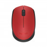 LOGITECH - Souris sans fil ambidextre M171 - Rouge - Grande portée
