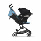 Poussette citadine ultra compacte LIBELLE Beach Blue CYBEX - De 6 mois a 4 ans - Bleu