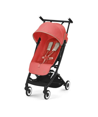 Poussette citadine ultra compacte LIBELLE Hibiscus Red CYBEX - De 6 mois a 4 ans - Rouge