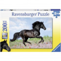 Puzzle 200 pieces XXL Etalon noir - Enfant - Paysage et nature - Des 8 ans - 12803 - Ravensburger