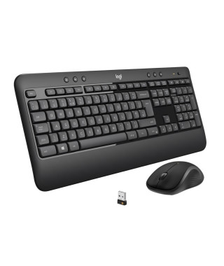 Combo clavier et souris sans fil - Logitech - MK540 - Noir