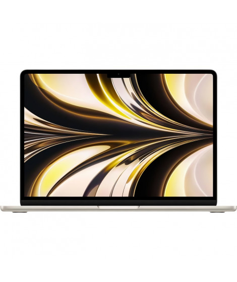 Apple - 13,6 MacBook Air M2 - RAM 8Go - Stockage 256Go - Lumiere Stellaire - AZERTY