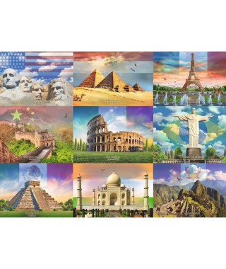 Puzzle Enfant 200 p XXL - Les monuments du monde - Des 8 ans - 13290 - Ravensburger