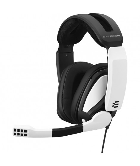 Micro-casque EPOS GSP 301 Blanc - Son de qualité et confort haut de gamme