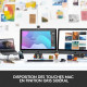 Clavier - Sans fil - Logitech - MX KEYS - Pour MAC - Rétroéclairé - Gris Sidéral