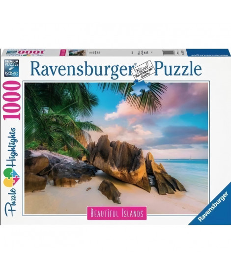 Puzzle 1000 pieces Les Seychelles (Puzzle Highlights) - Adultes, enfants des 14 ans - Paysages - 16907 - Ravensburger