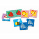 Clementoni - Jeu Educatif Mes 100 premiers mots - Montessori - 54 mini puzzles - De 1 a 3 ans