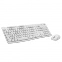 Pack Clavier Souris - Sans fil - Logitech - MK295 - SilentTouch - Pavé numérique - Clavier AZERTY Français - Blanc