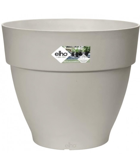 Pot De Fleurs Rond VIBIA - Plastique Réservoir - Ø35 - Blanc