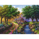 Puzzle Cottage au bord de la riviere - 1500 pieces - Ravensburger