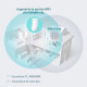 Répéteur WiFi - TP-LINK - Amplificateur WiFi N300 - WiFi Extender, WiFi Booster - 1 Port Ethernet - TL-WA850RE
