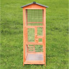 Cage a oiseaux TITI - 65x65x165cm - Bois