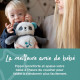 TOMMEE TIPPEE, Peluche veilleuse de luxe avec CrySensor, 6 sons apaisants, USB, lavable en machine, Pippo le Panda