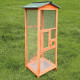 Cage a oiseaux TITI - 65x65x165cm - Bois